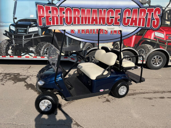 2020 EZGO TXT 48V Electric Golf Cart 4 Passenger Blue