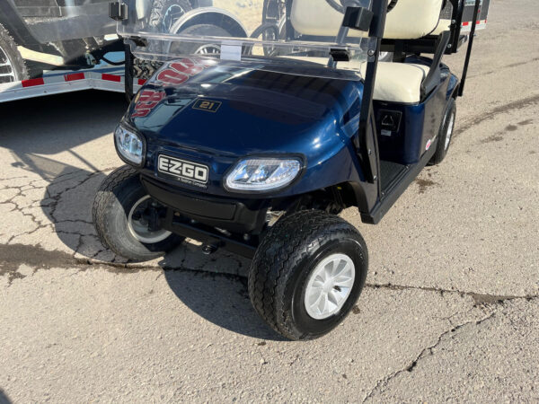 2020 EZGO TXT 48V Electric Golf Cart 4 Passenger Blue