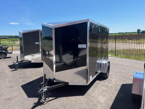 Haulin 5x10 Enclosed Trailer with Ramp Door Package