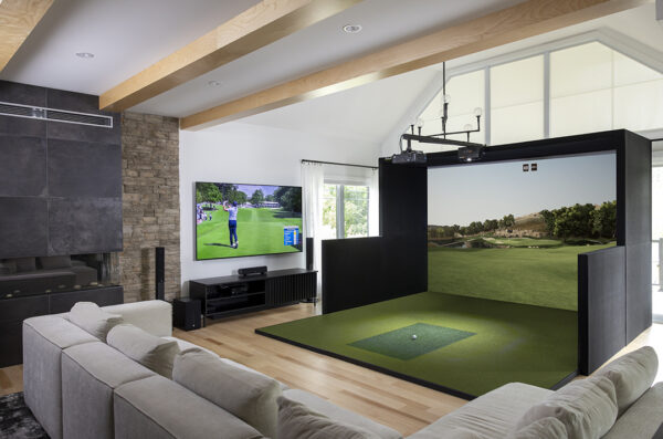 Simbooth 1 Golf Simulator Home Kit with IDRA II Launch monitor