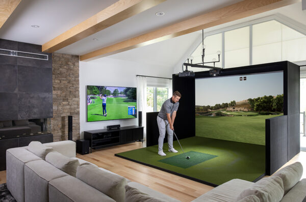 Simbooth 1 Golf Simulator Home Kit with IDRA II Launch monitor