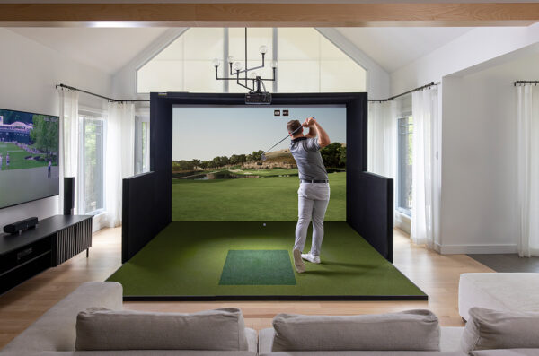 Simbooth 1 Golf Simulator Home Kit with IDRA II Launch monitor