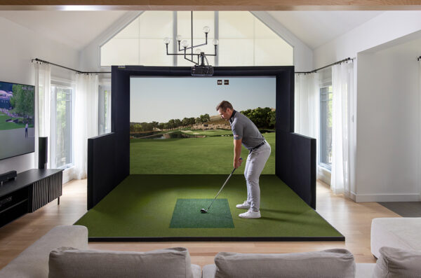 Simbooth 1 Golf Simulator Home Kit with IDRA II Launch monitor