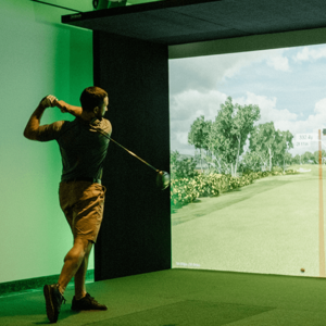 Simbooth 2 Golf Simulator Home Kit with IDRA II Launch monitor