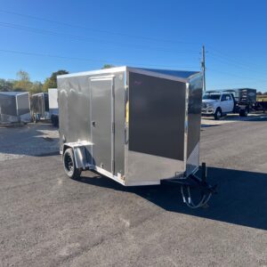 2026 Hualin Enclosed Trailer with Ramp Door