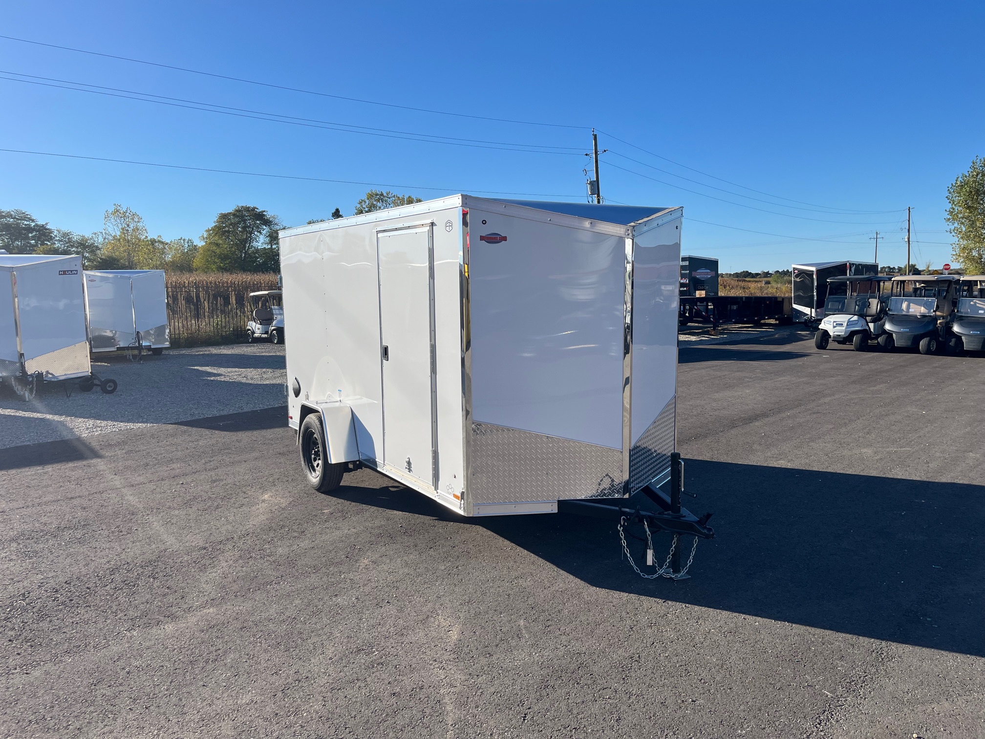 IMG_8421 2026 haulin Enclosed Trailer with Barn Door Package 6x12