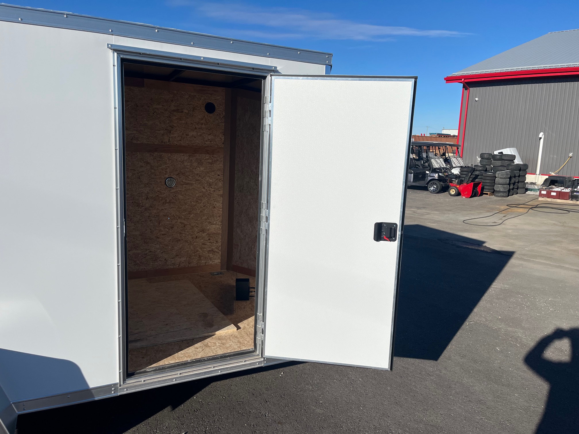 IMG_8422 2026 haulin Enclosed Trailer with Barn Door Package 6x12