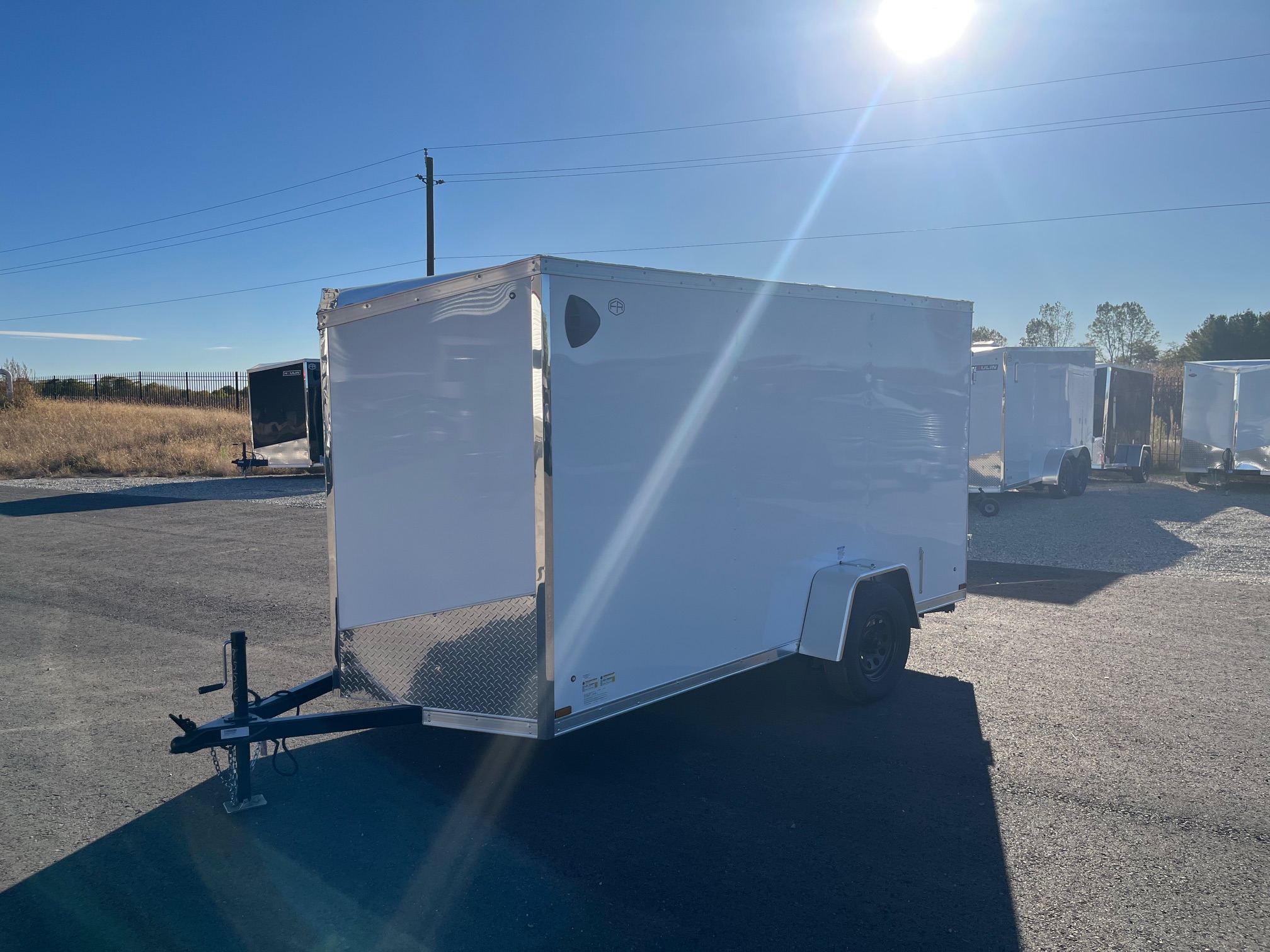 IMG_8425 2026 haulin Enclosed Trailer with Barn Door Package 6x12