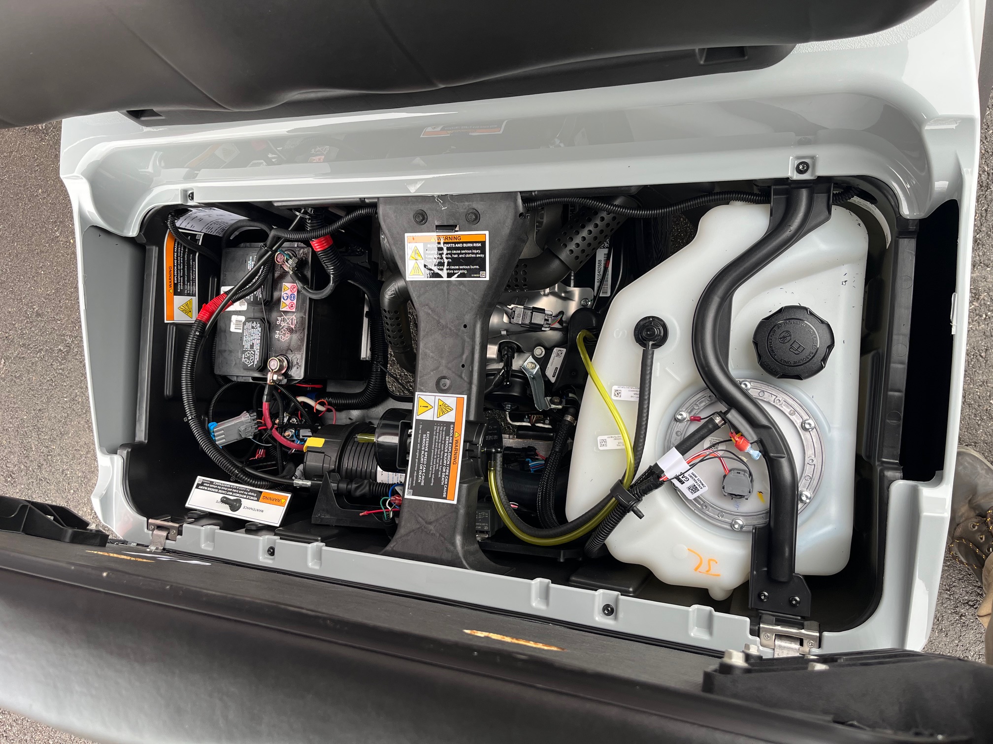 IMG_8465 2026 Club Car Gas EFI 2 Passenger Golf Cart Grey