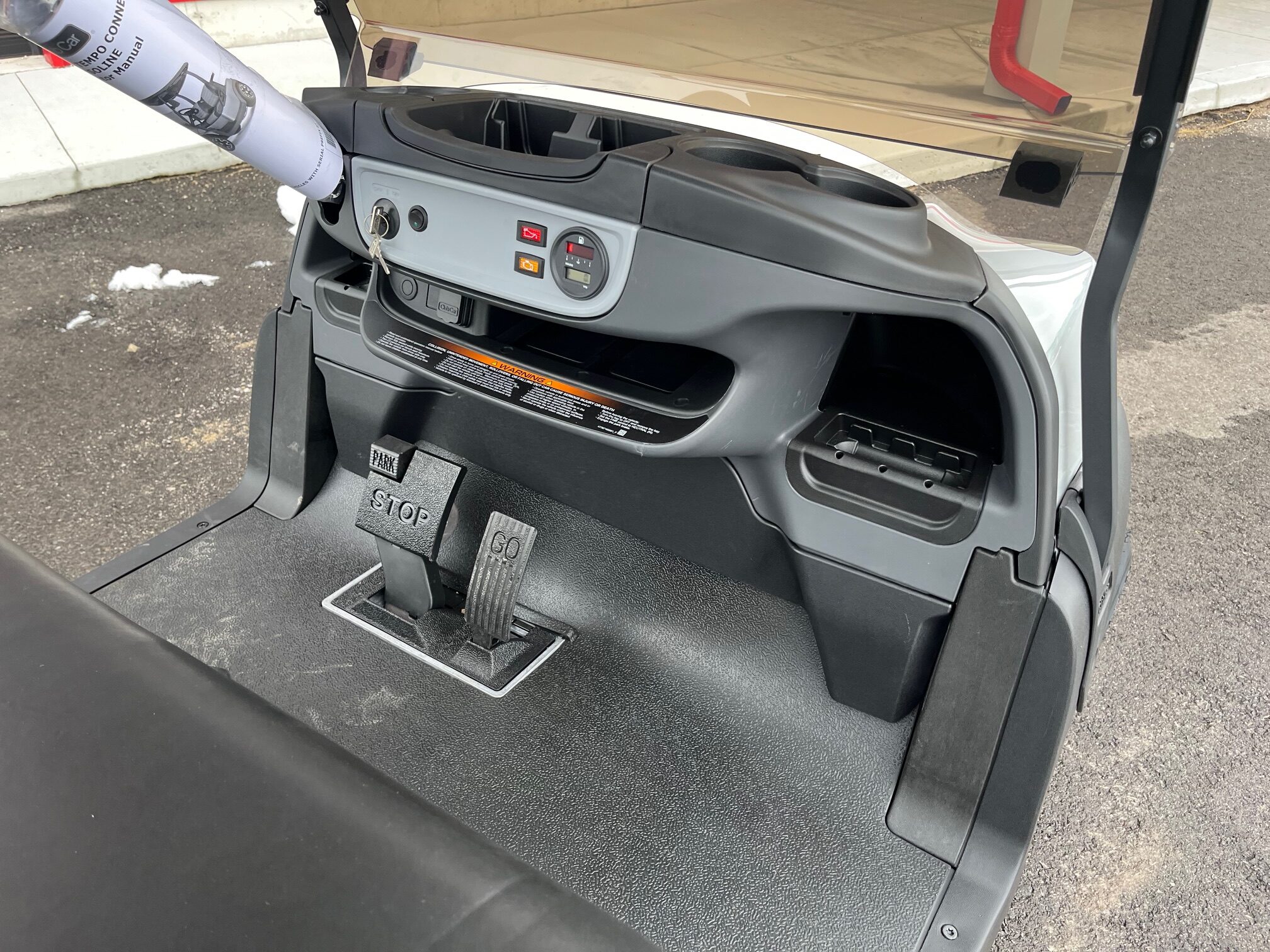 IMG_8472 2026 Club Car Gas EFI 2 Passenger Golf Cart Grey