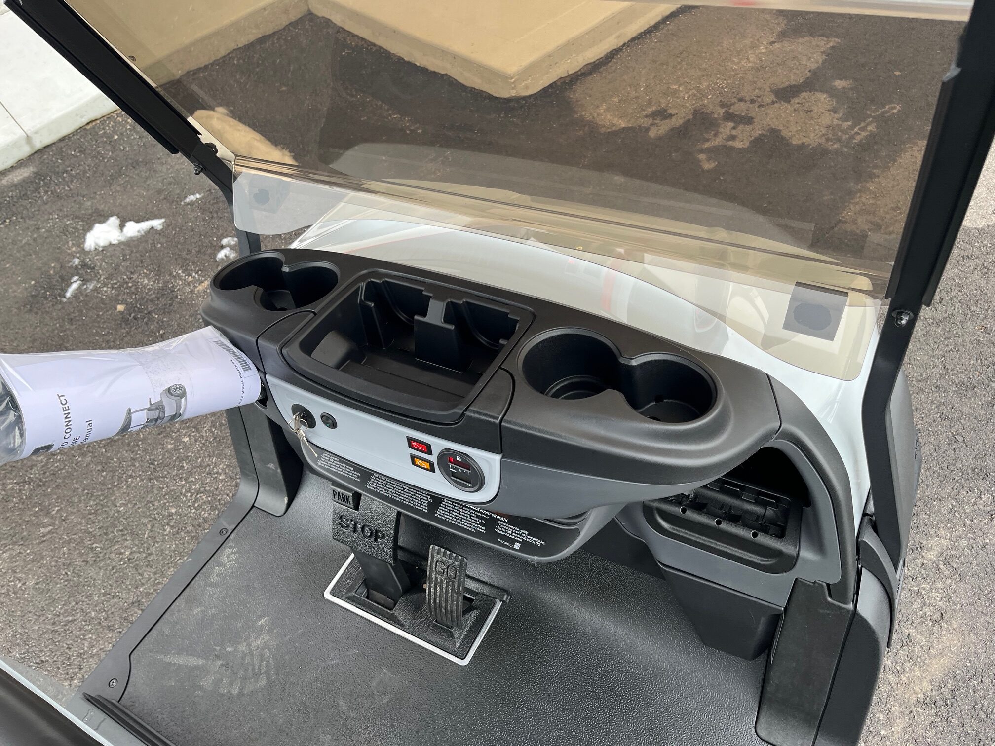 IMG_8473 2026 Club Car Gas EFI 2 Passenger Golf Cart Grey