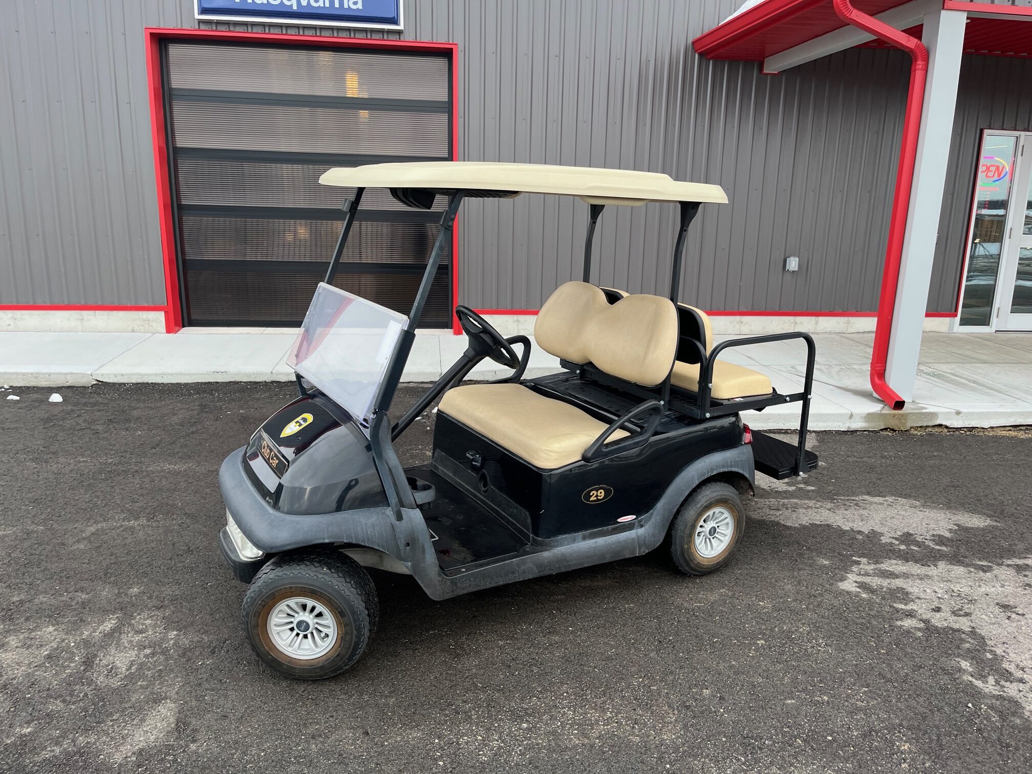 IMG_8476 2016 Club Car Precedent 48V Electric 4 Passenger Golf Cart Black