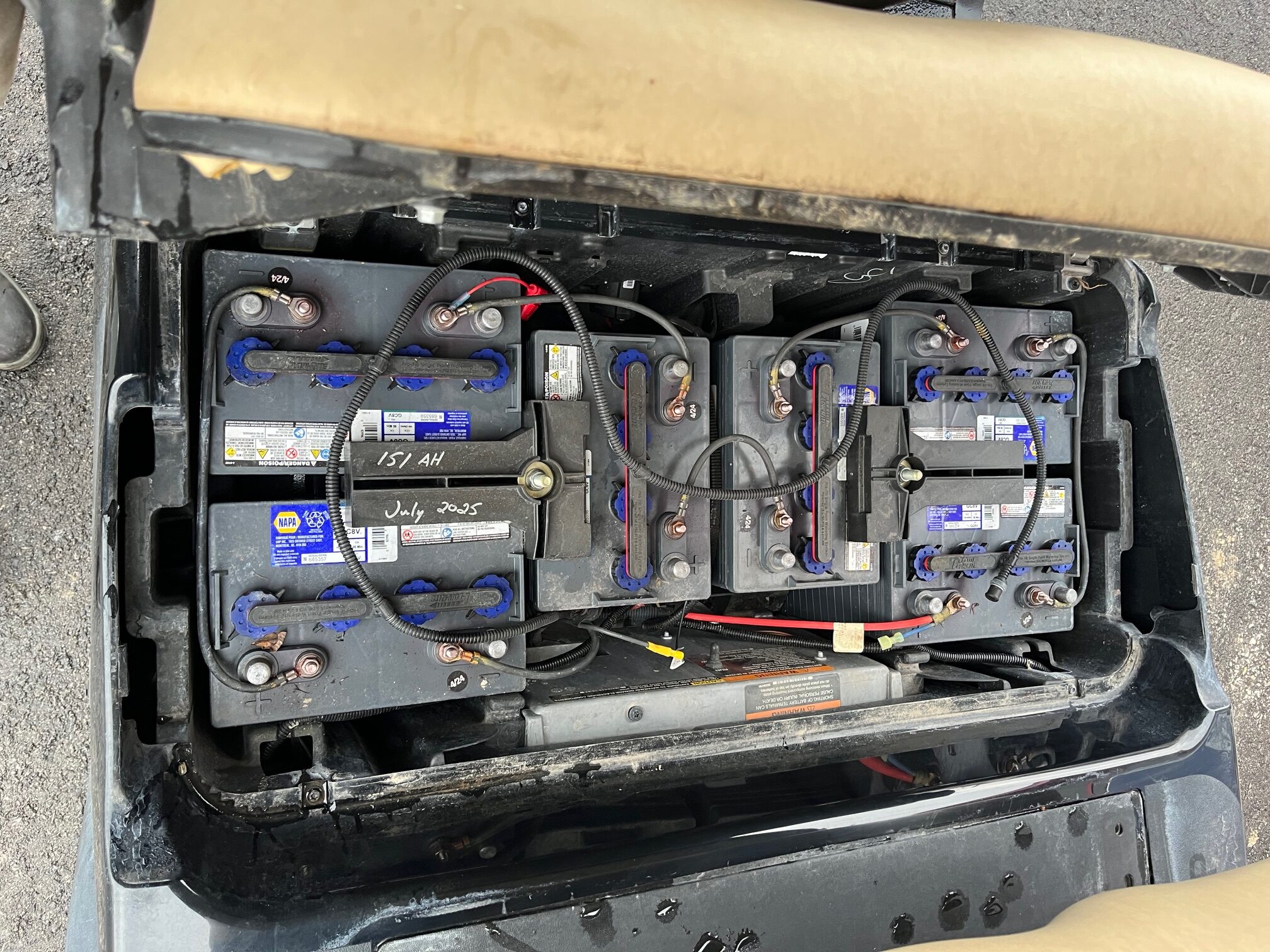 IMG_8479 2016 Club Car Precedent 48V Electric 4 Passenger Golf Cart Black