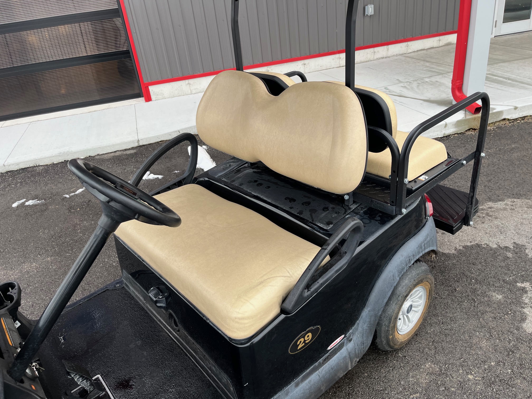 IMG_8480 2016 Club Car Precedent 48V Electric 4 Passenger Golf Cart Black