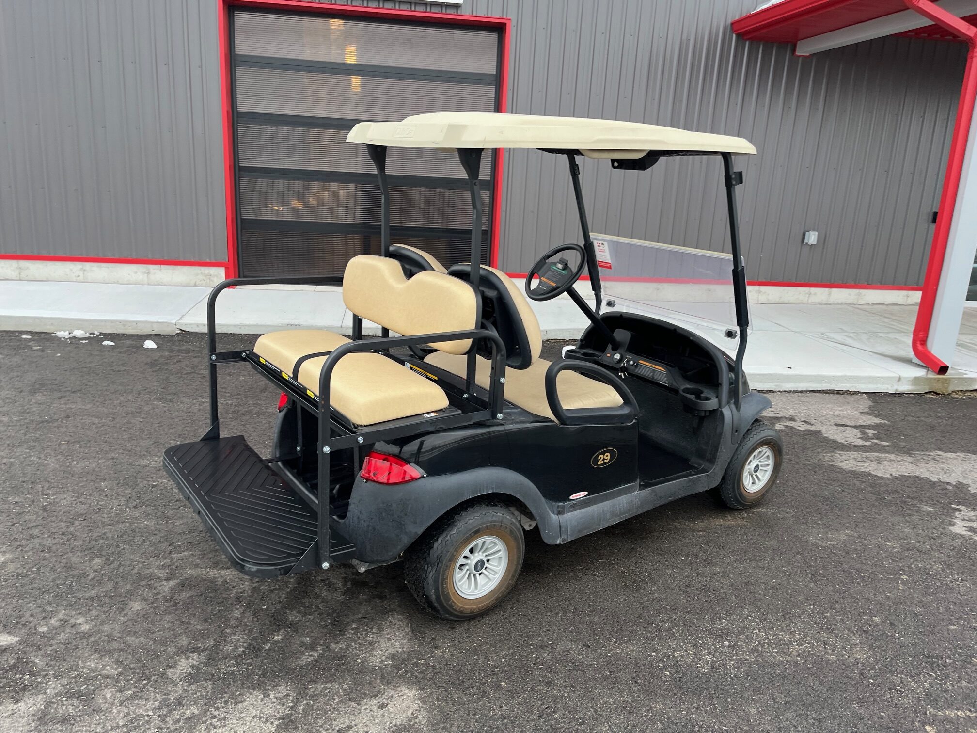 IMG_8481 2016 Club Car Precedent 48V Electric 4 Passenger Golf Cart Black