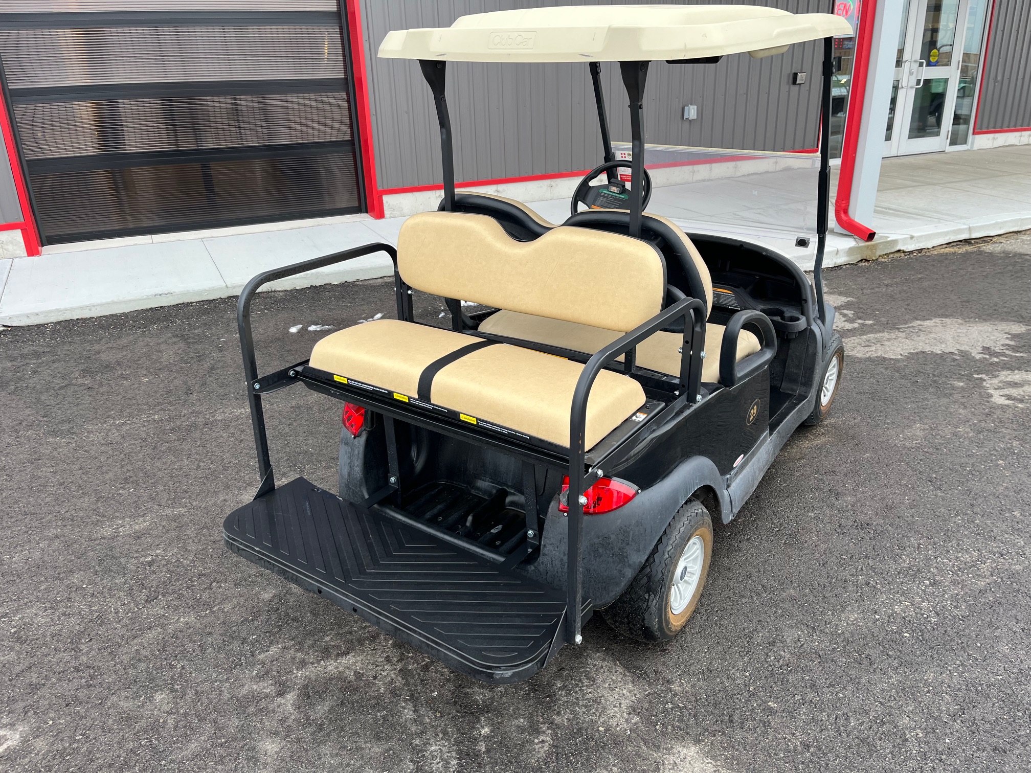 IMG_8482 2016 Club Car Precedent 48V Electric 4 Passenger Golf Cart Black
