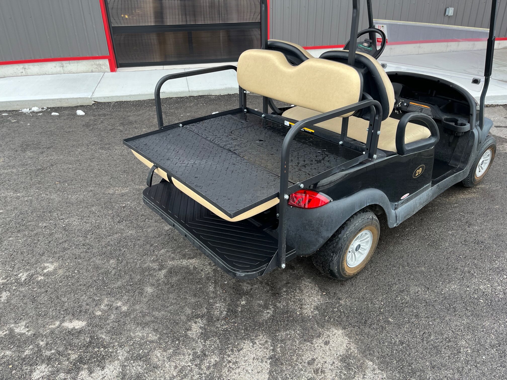 IMG_8483 2016 Club Car Precedent 48V Electric 4 Passenger Golf Cart Black