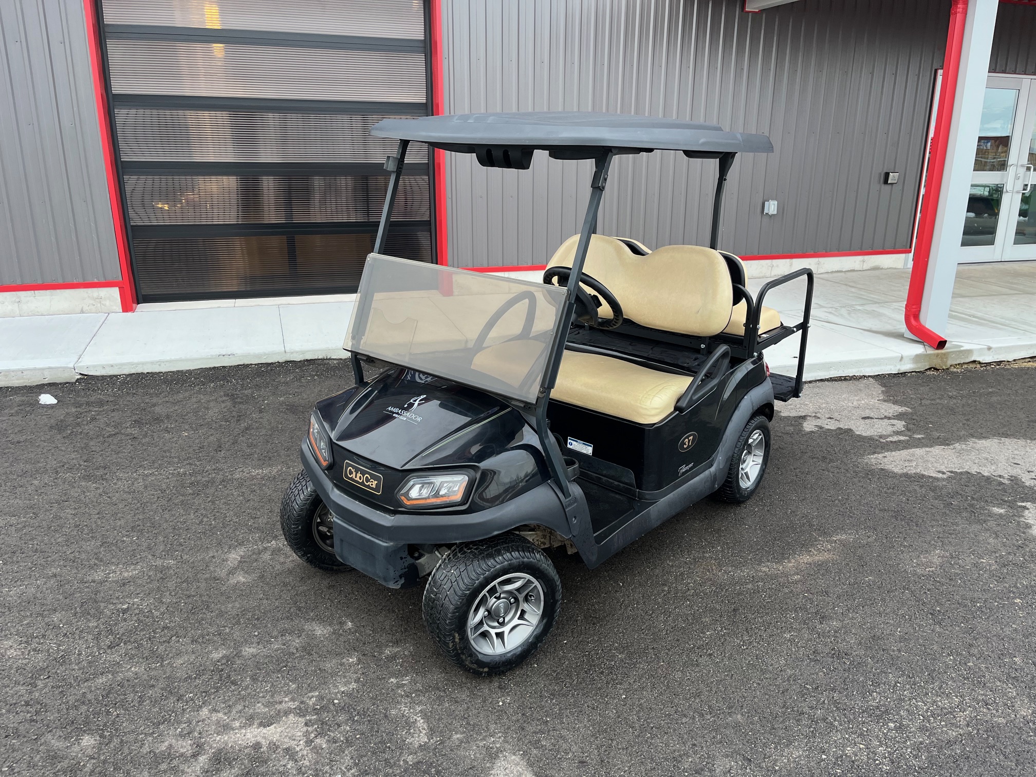 IMG_8486 2020 Club Car Tempo 48V Electric 4 Passenger Golf Cart Black