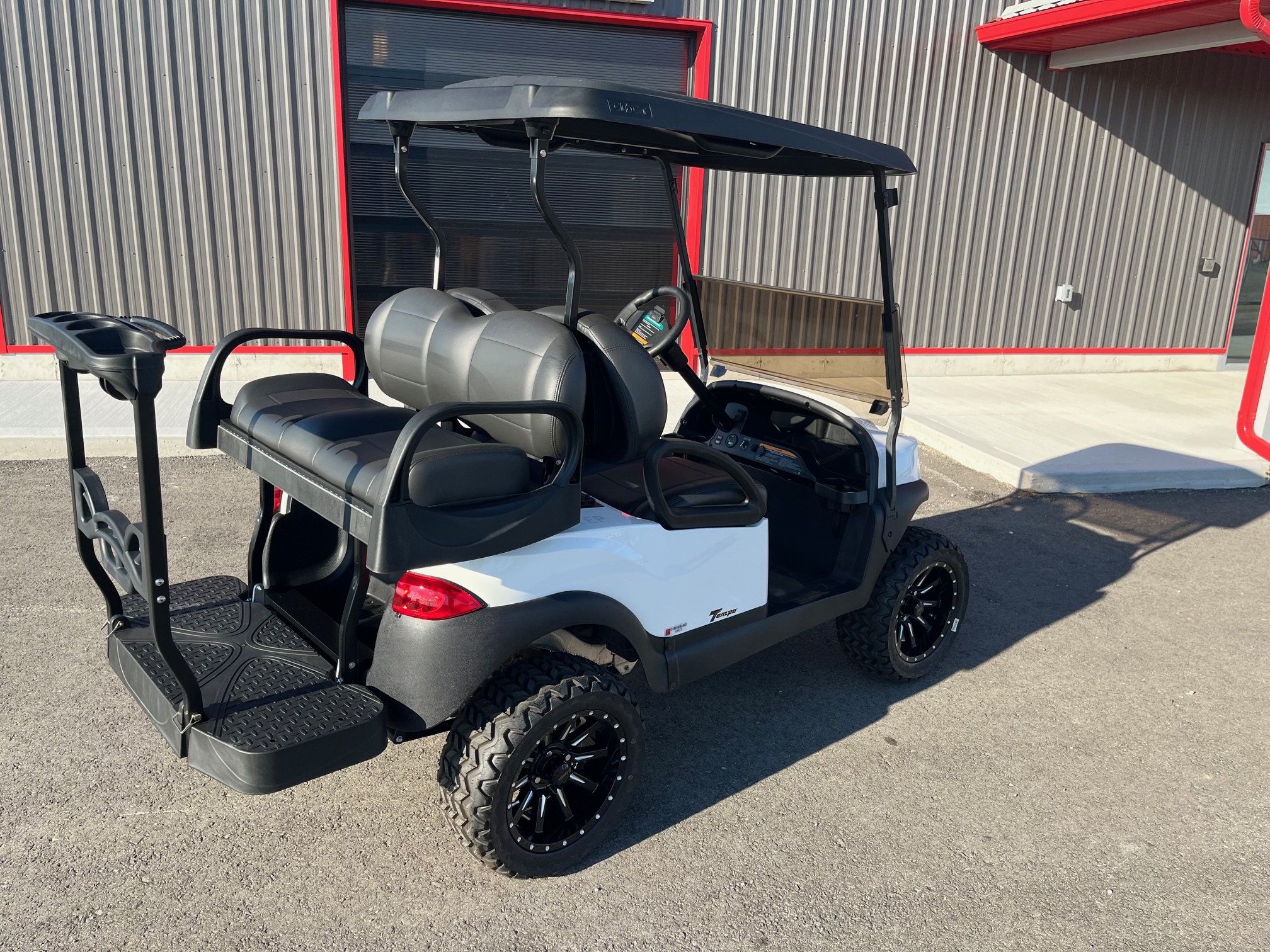 IMG_8486 2025 Club Car Tempo Golf Cart Gas EFI Lifted 4 Passenger