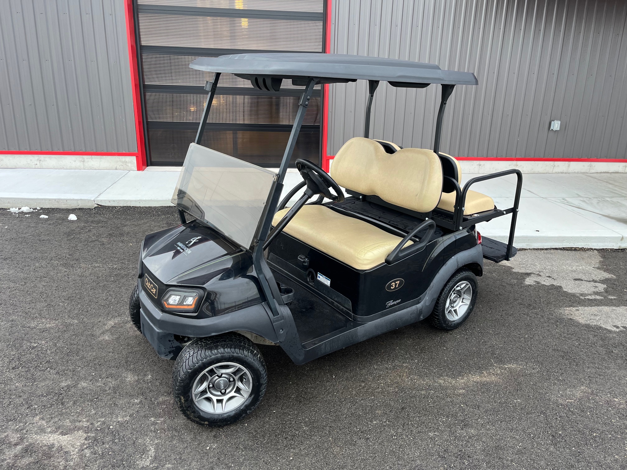 IMG_8487 2020 Club Car Tempo 48V Electric 4 Passenger Golf Cart Black