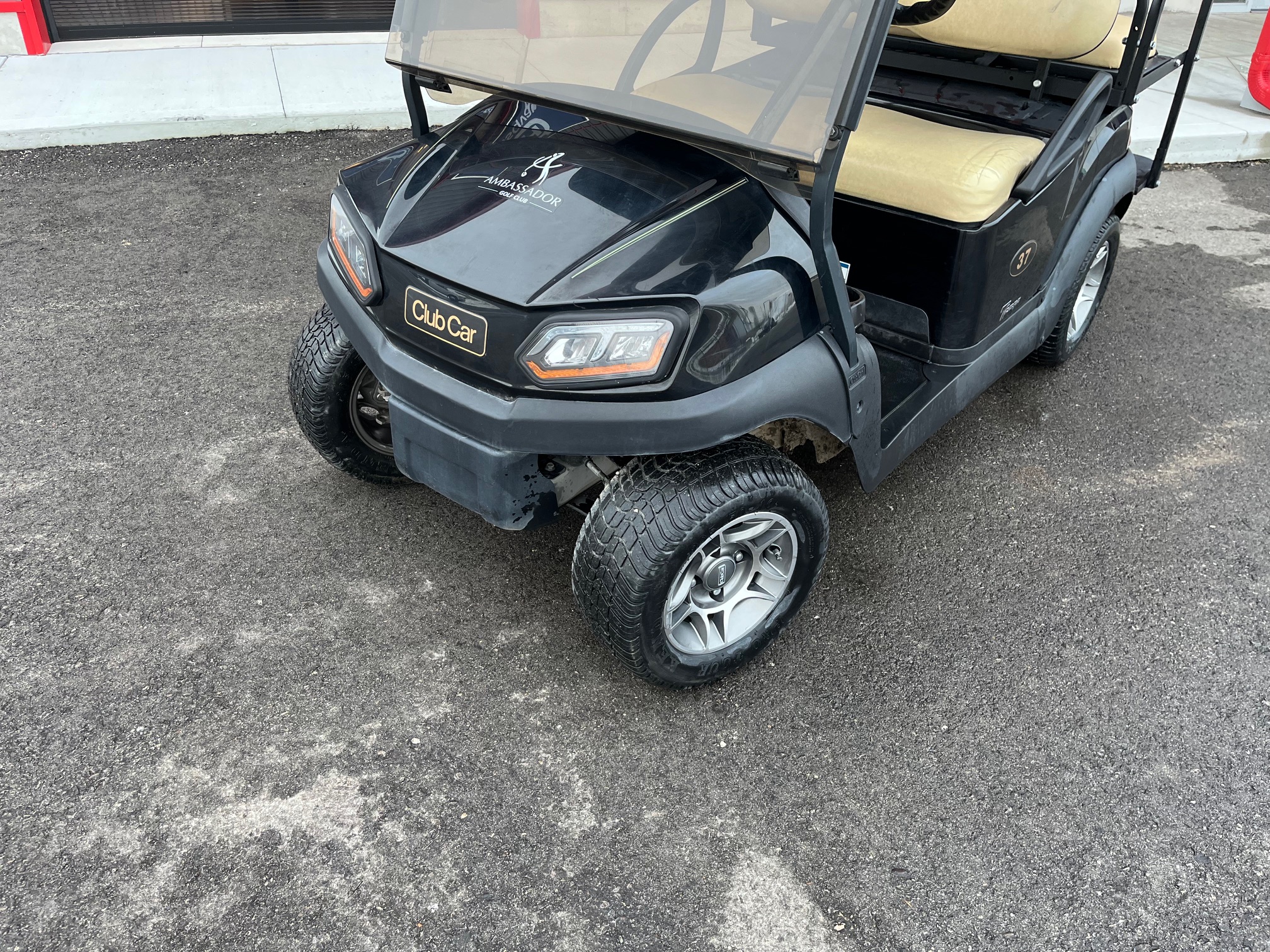 IMG_8488 2020 Club Car Tempo 48V Electric 4 Passenger Golf Cart Black