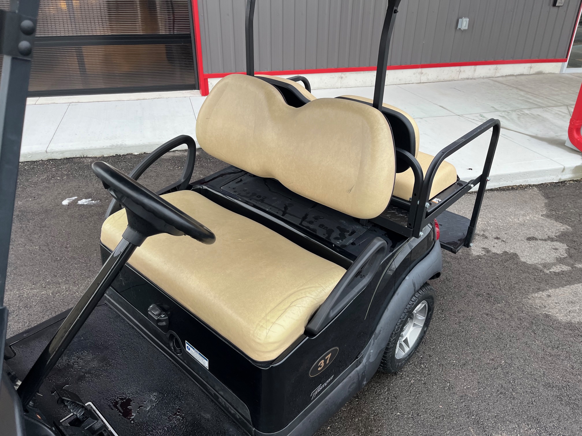 IMG_8490 2020 Club Car Tempo 48V Electric 4 Passenger Golf Cart Black