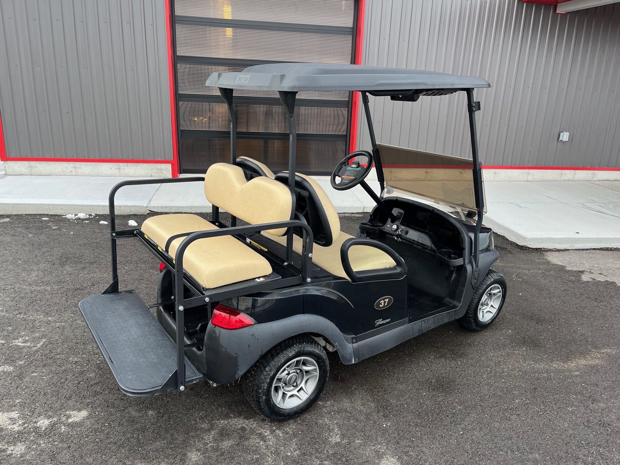 IMG_8492 2020 Club Car Tempo 48V Electric 4 Passenger Golf Cart Black