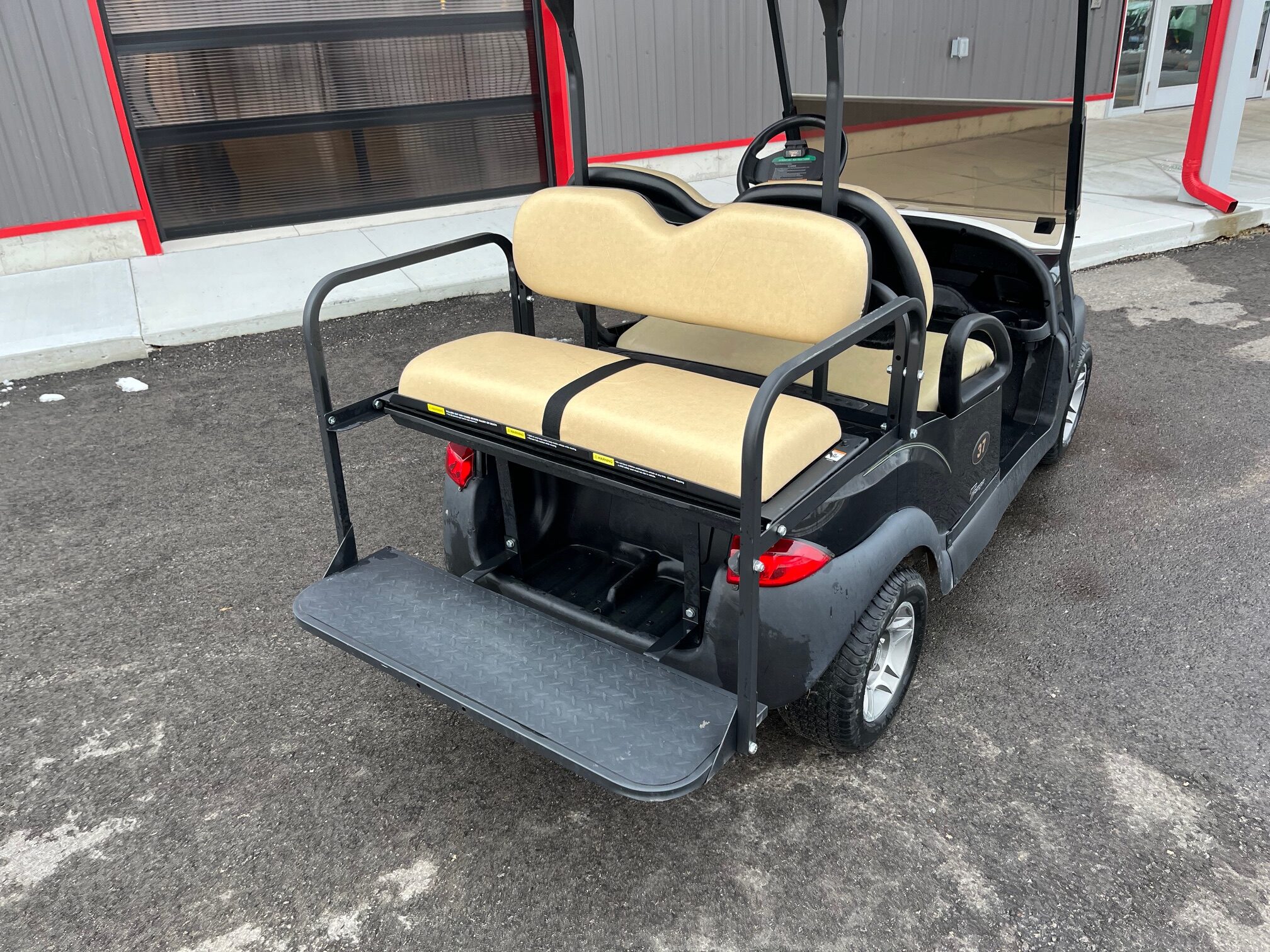 IMG_8493 2020 Club Car Tempo 48V Electric 4 Passenger Golf Cart Black