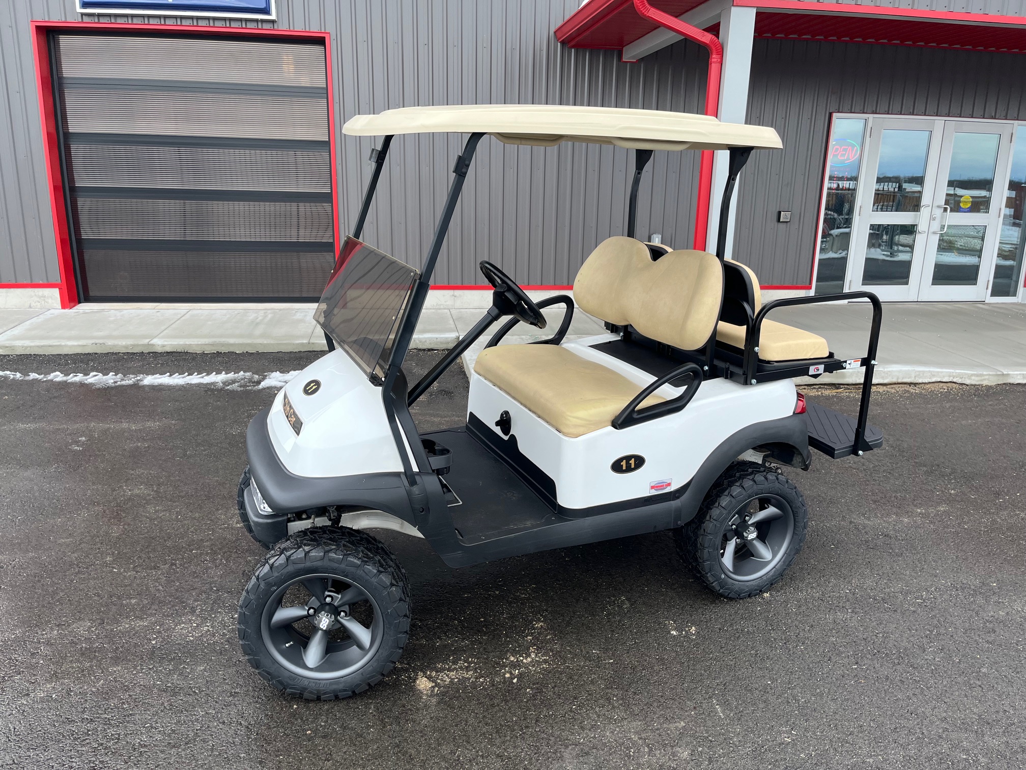 IMG_8566 2017 Club Car Precedent Gas EFI Lifted 4 Passenger