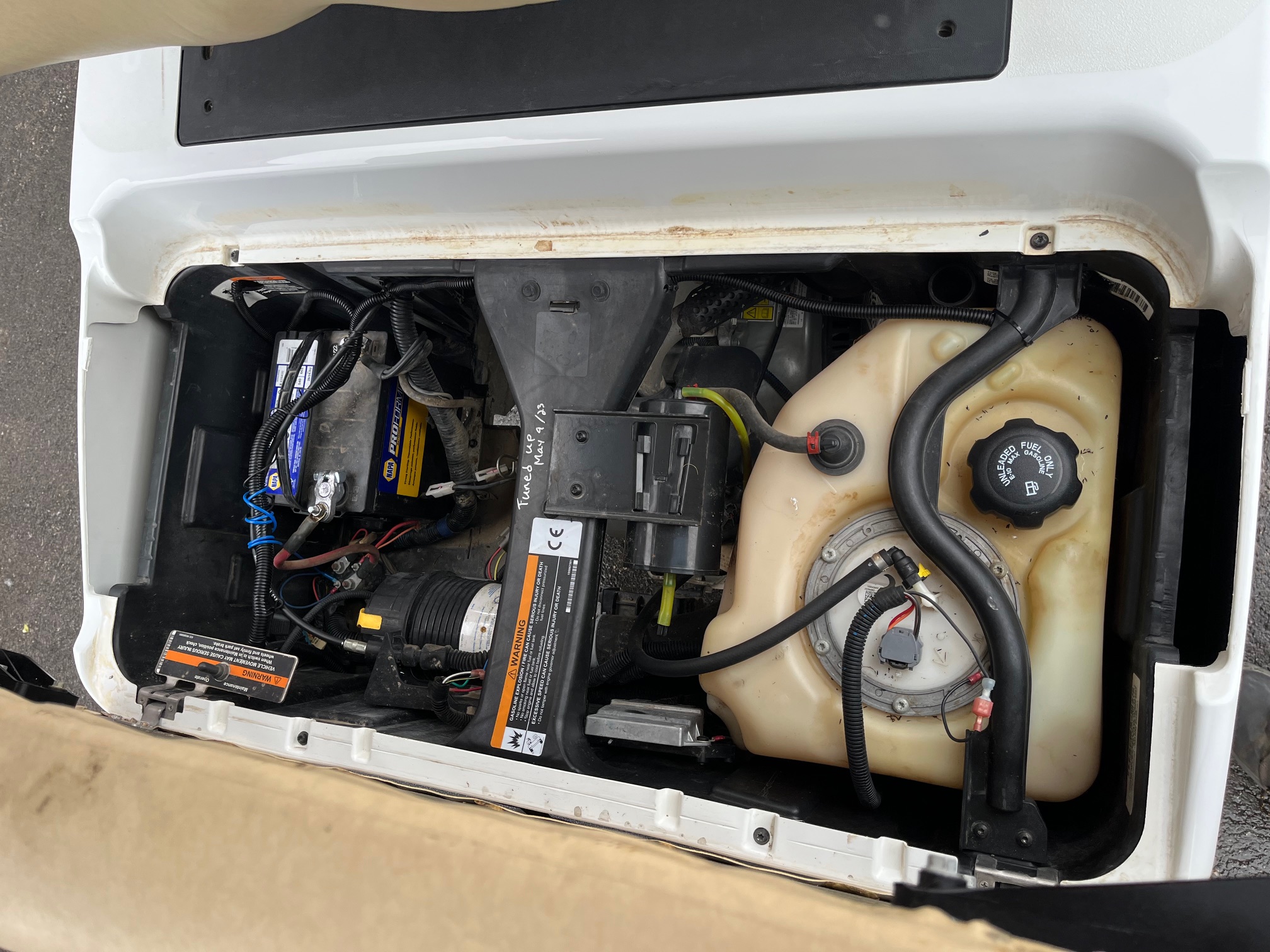 IMG_8570 2017 Club Car Precedent Gas EFI Lifted 4 Passenger