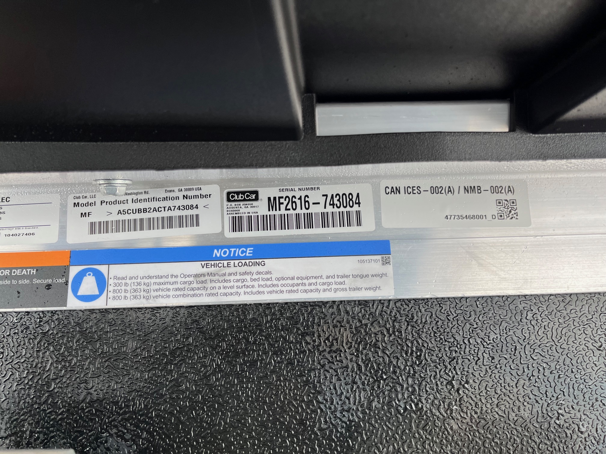 IMG_8624 2026 Carryall 300 48V Electric Utility Golf Cart