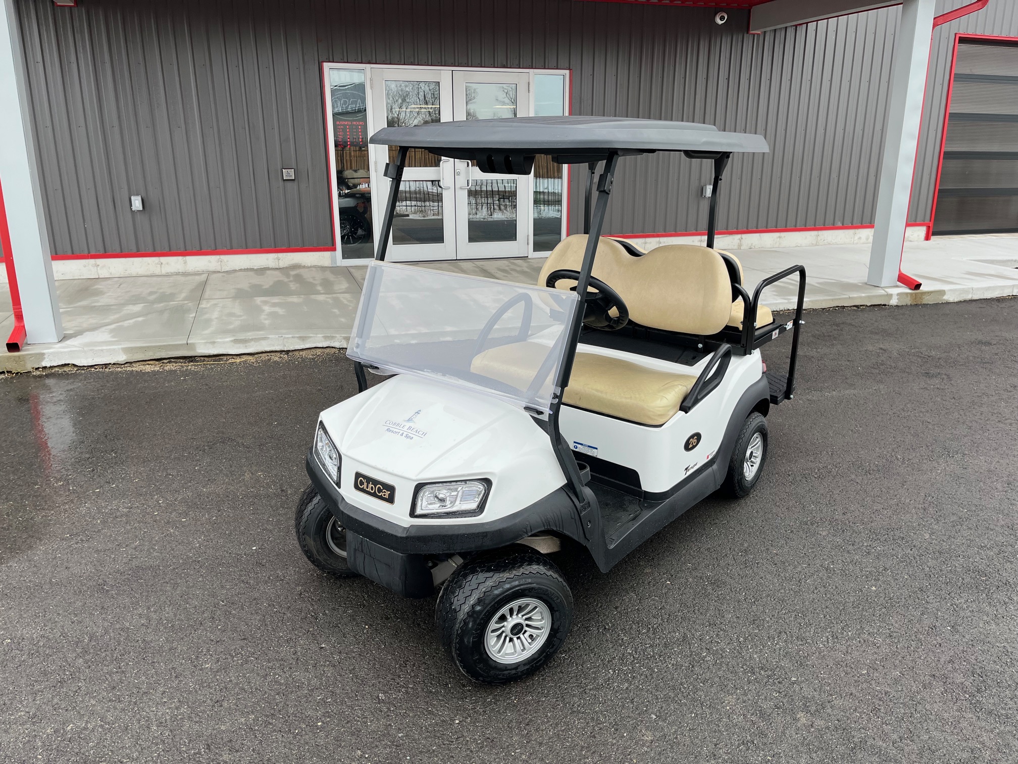IMG_8637 2021 Club Car Tempo White 48V Electric 4 Passenger Golf Cart