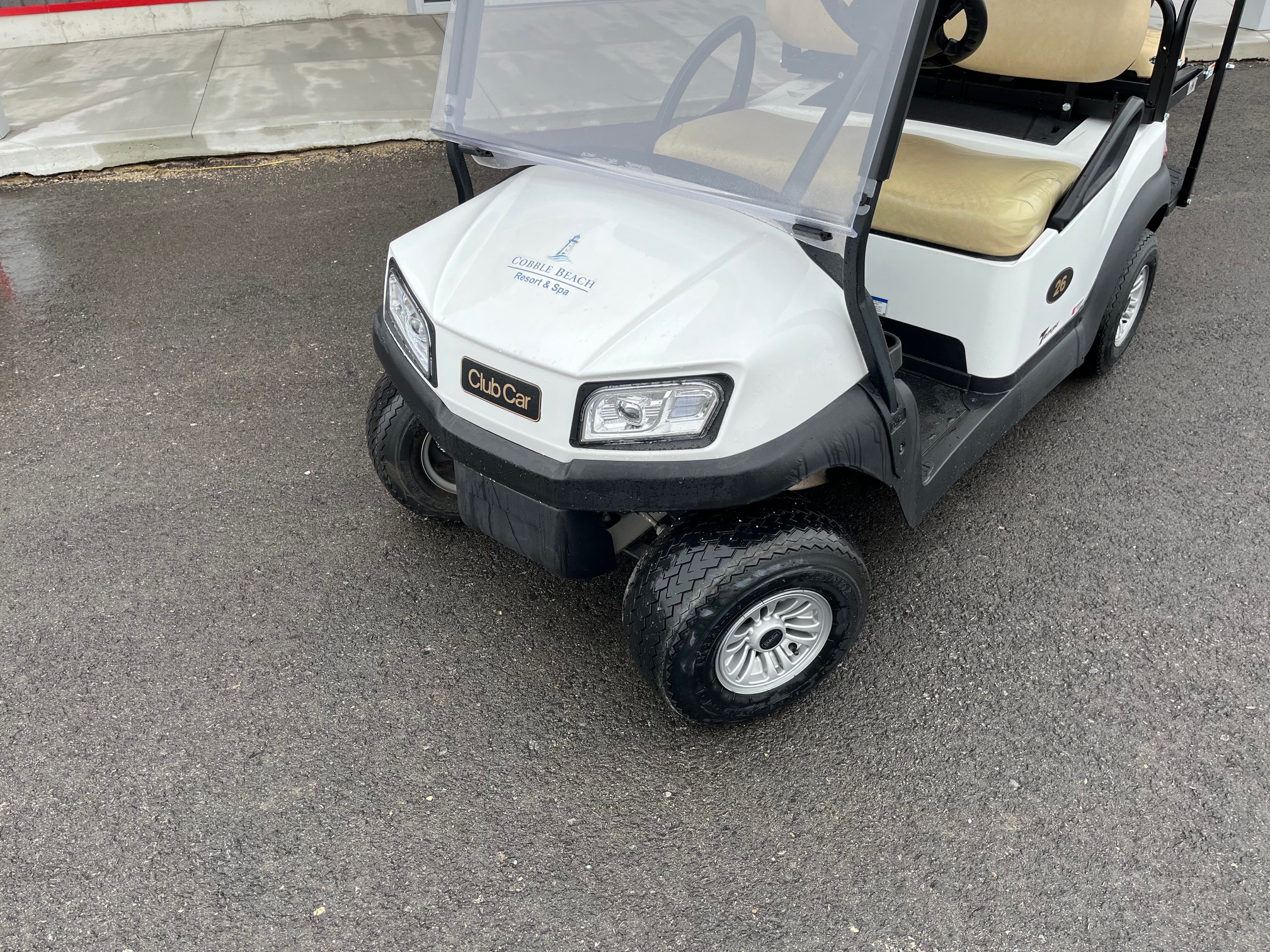 IMG_8639 2021 Club Car Tempo White 48V Electric 4 Passenger Golf Cart