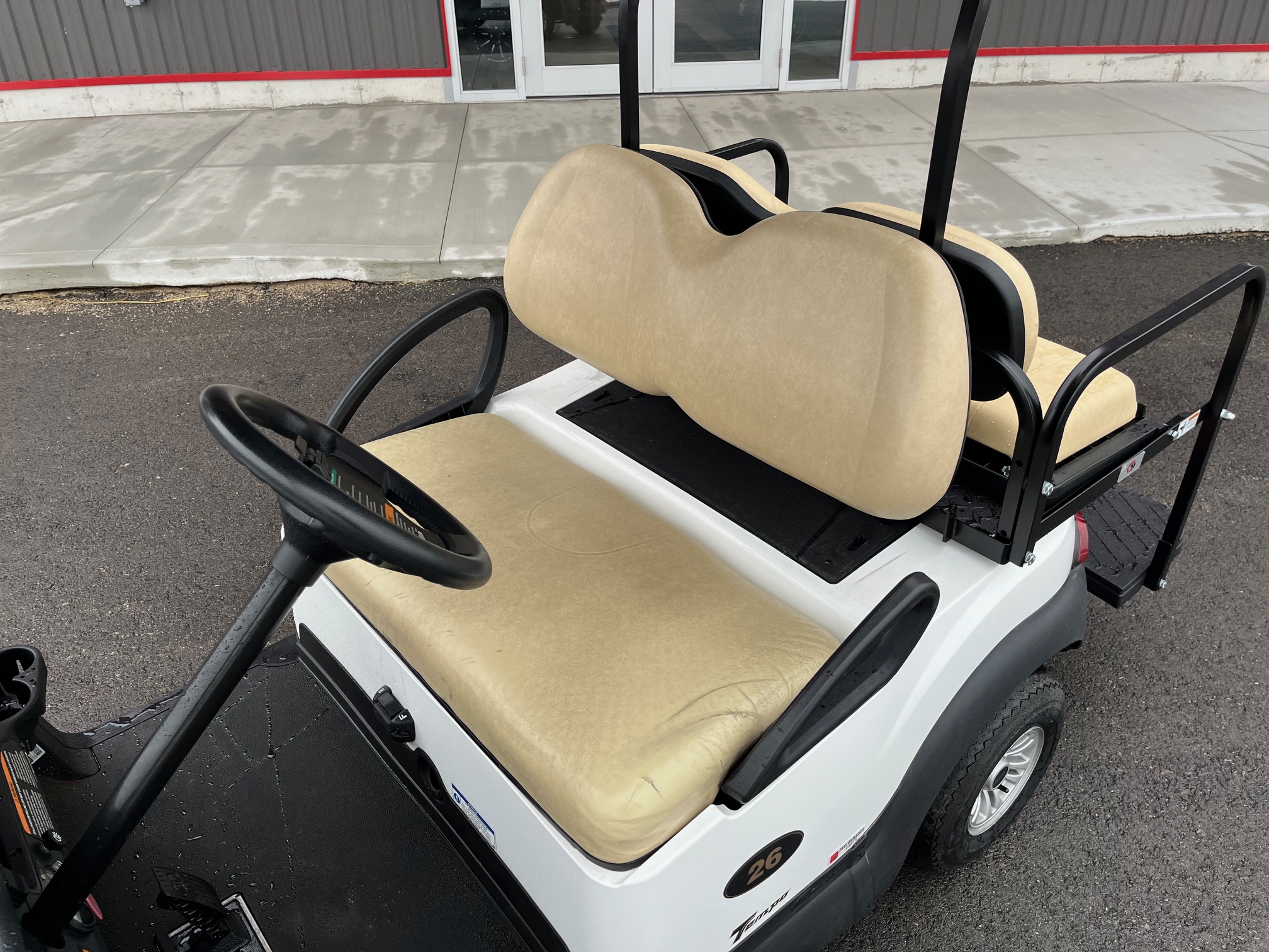 IMG_8641 2021 Club Car Tempo White 48V Electric 4 Passenger Golf Cart