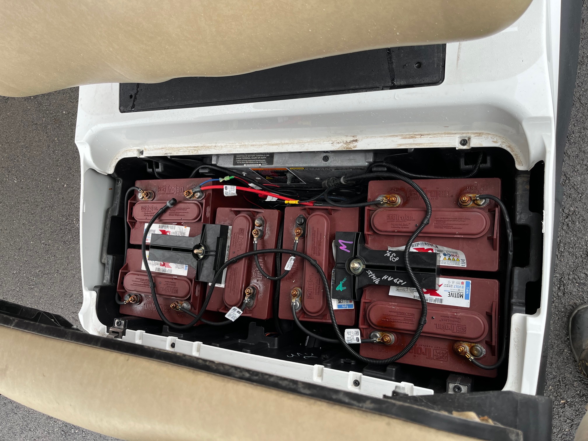 IMG_8642 2021 Club Car Tempo White 48V Electric 4 Passenger Golf Cart