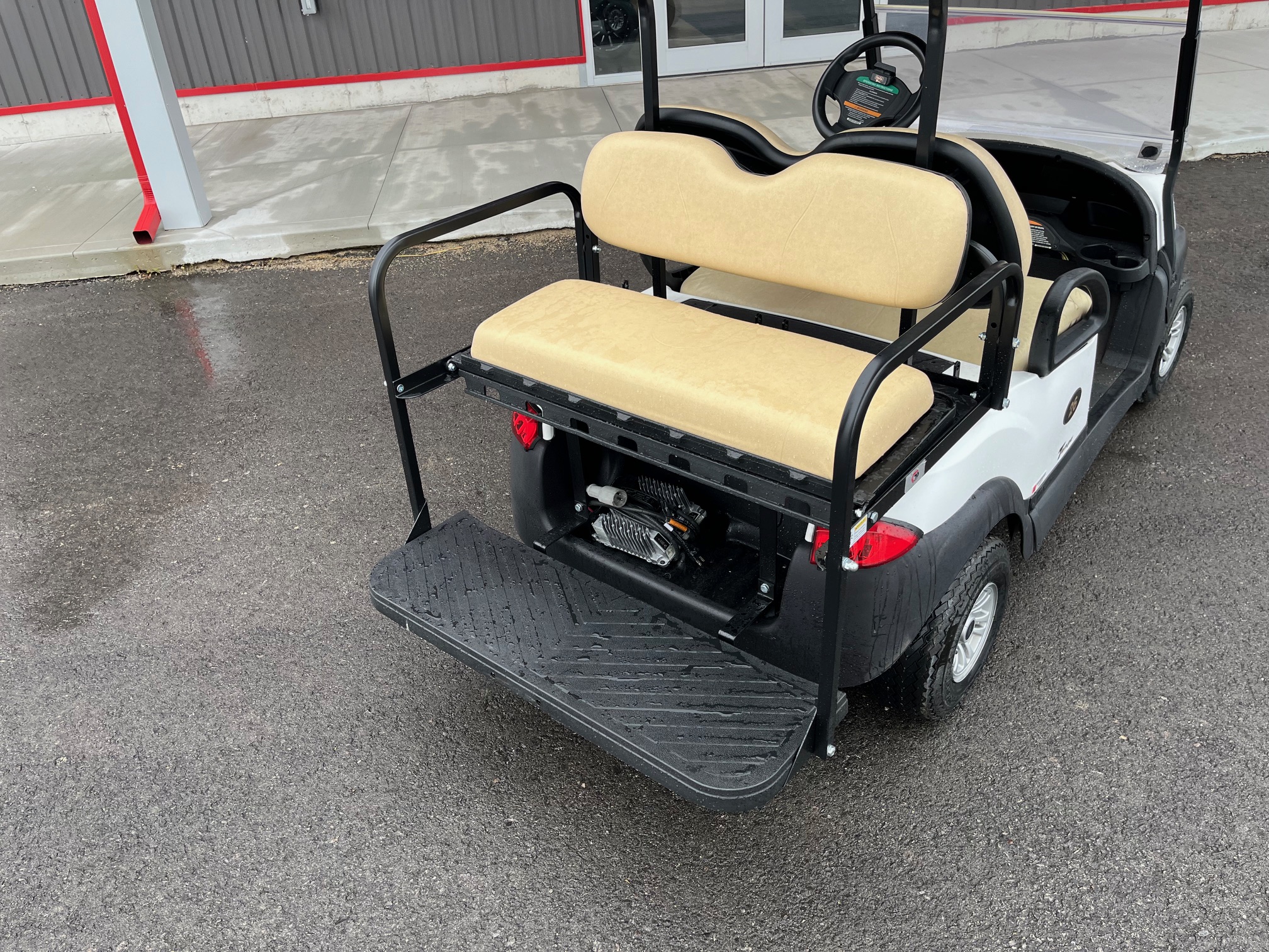 IMG_8644 2021 Club Car Tempo White 48V Electric 4 Passenger Golf Cart