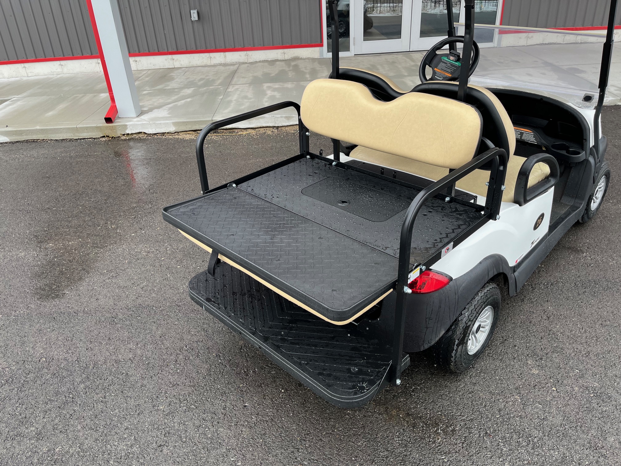 IMG_8645 2021 Club Car Tempo White 48V Electric 4 Passenger Golf Cart