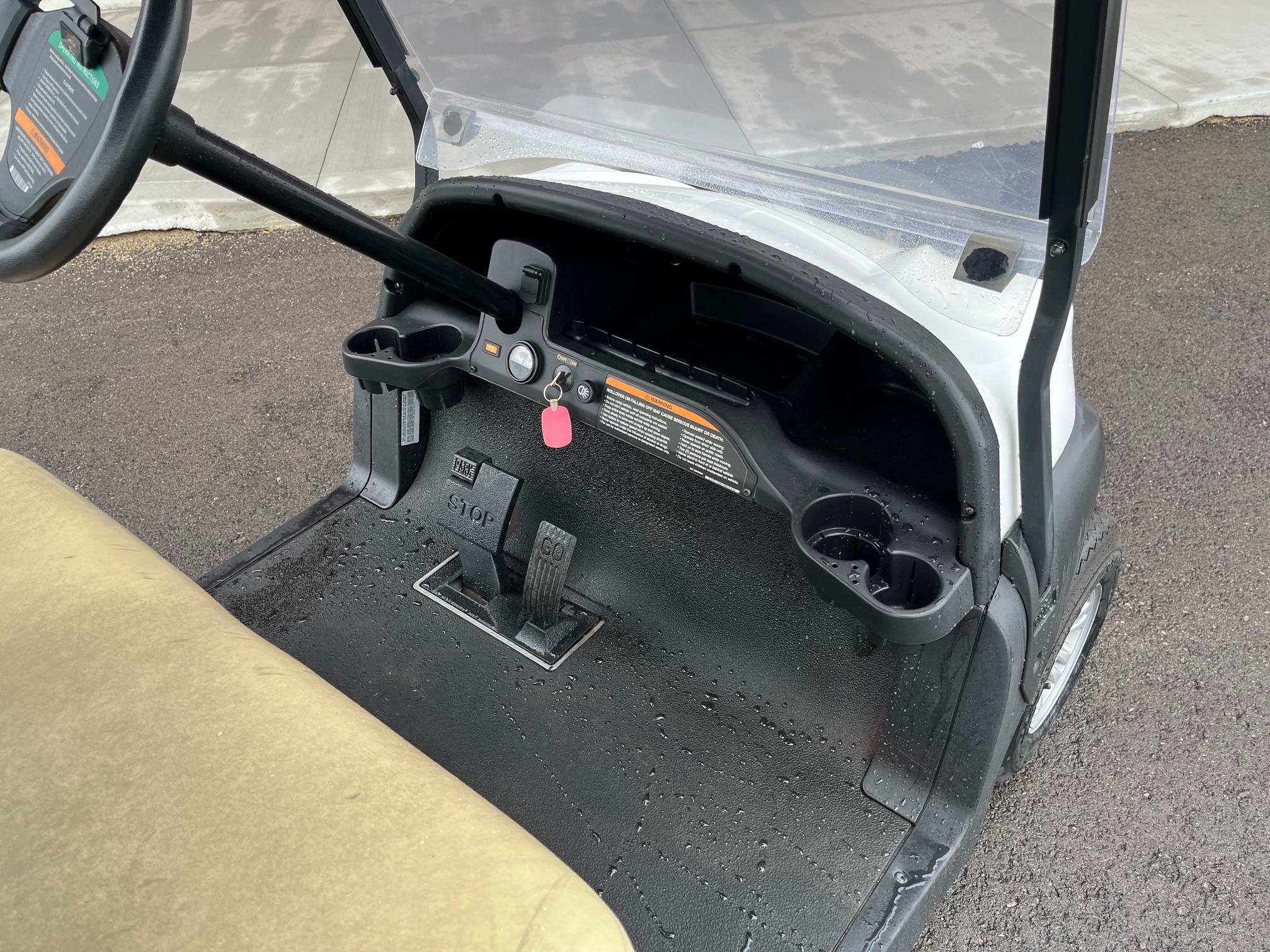 IMG_8646 2021 Club Car Tempo White 48V Electric 4 Passenger Golf Cart