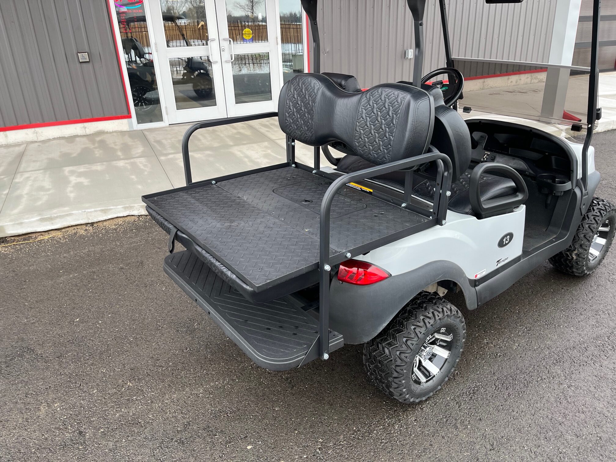 IMG_8678 2019 Club Car Tempo Gas EFI Lifted 4 Passenger Golf Cart